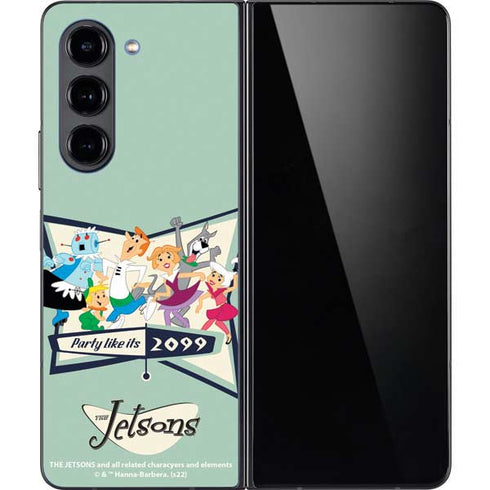 The Jetsons Party Like Its 2099 Galaxy Z Fold5 5G Skin